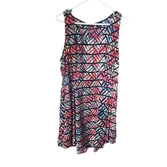 Bebop size XL fit n flare dress. Exposed zipper in back. - Picture 3 of 7